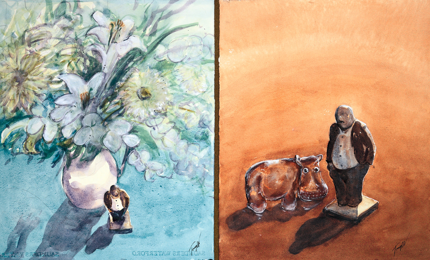 Churchill and the Glass Hippo