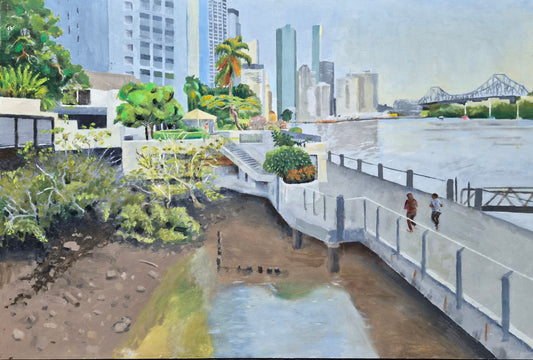 Grey Dawn, from Kangaroo Point Bridge